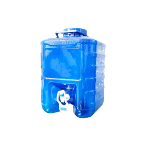 10L Dark Blue Square Bottle